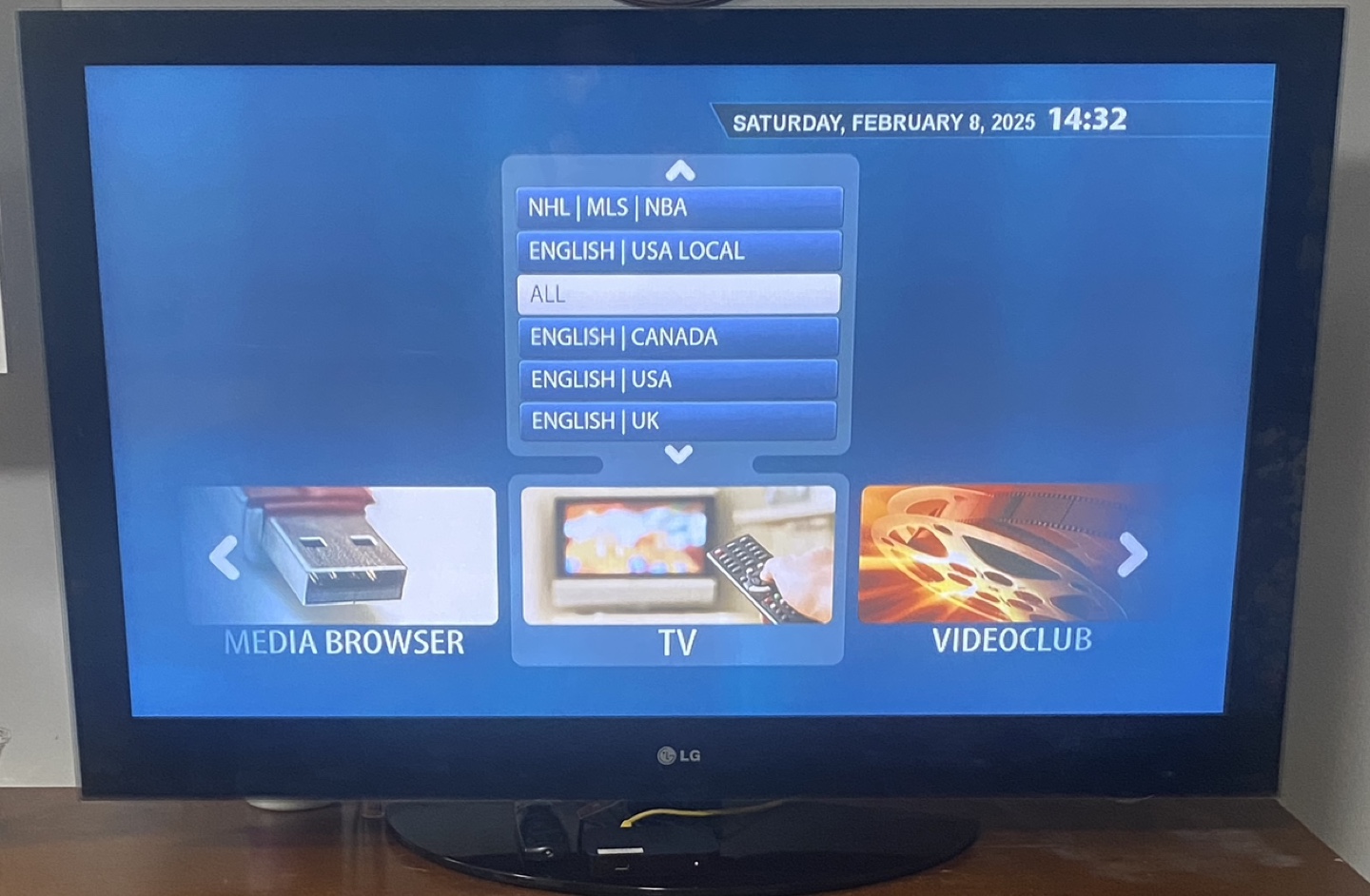 MAG 254 IPTV Box with LG 50PQ60 Plasma TV and Remotes