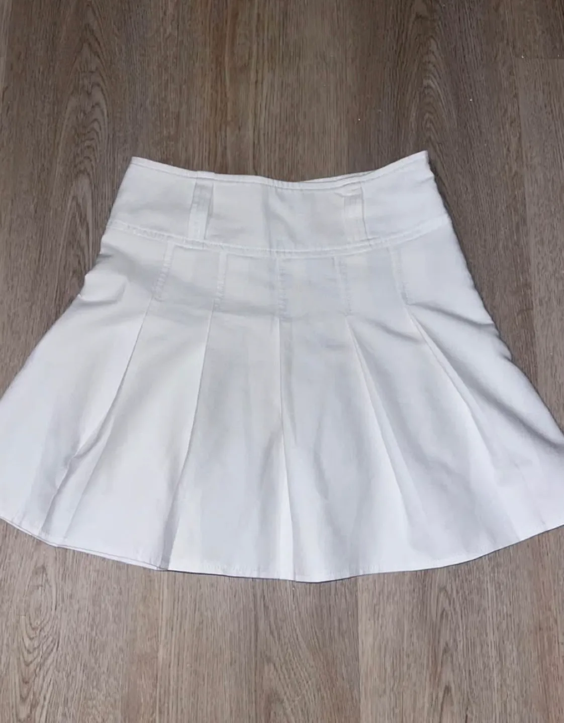 Three Mini Skirts - Pink, Grey, and Denim image indicator(7)