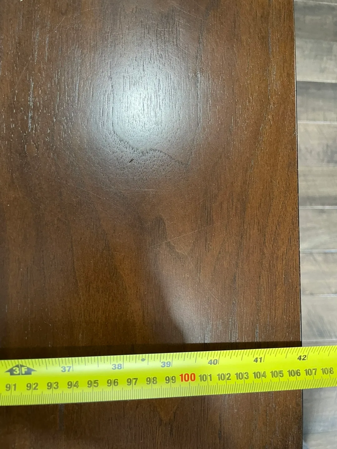 Large Dark Brown Wooden Dining Table image indicator(2)