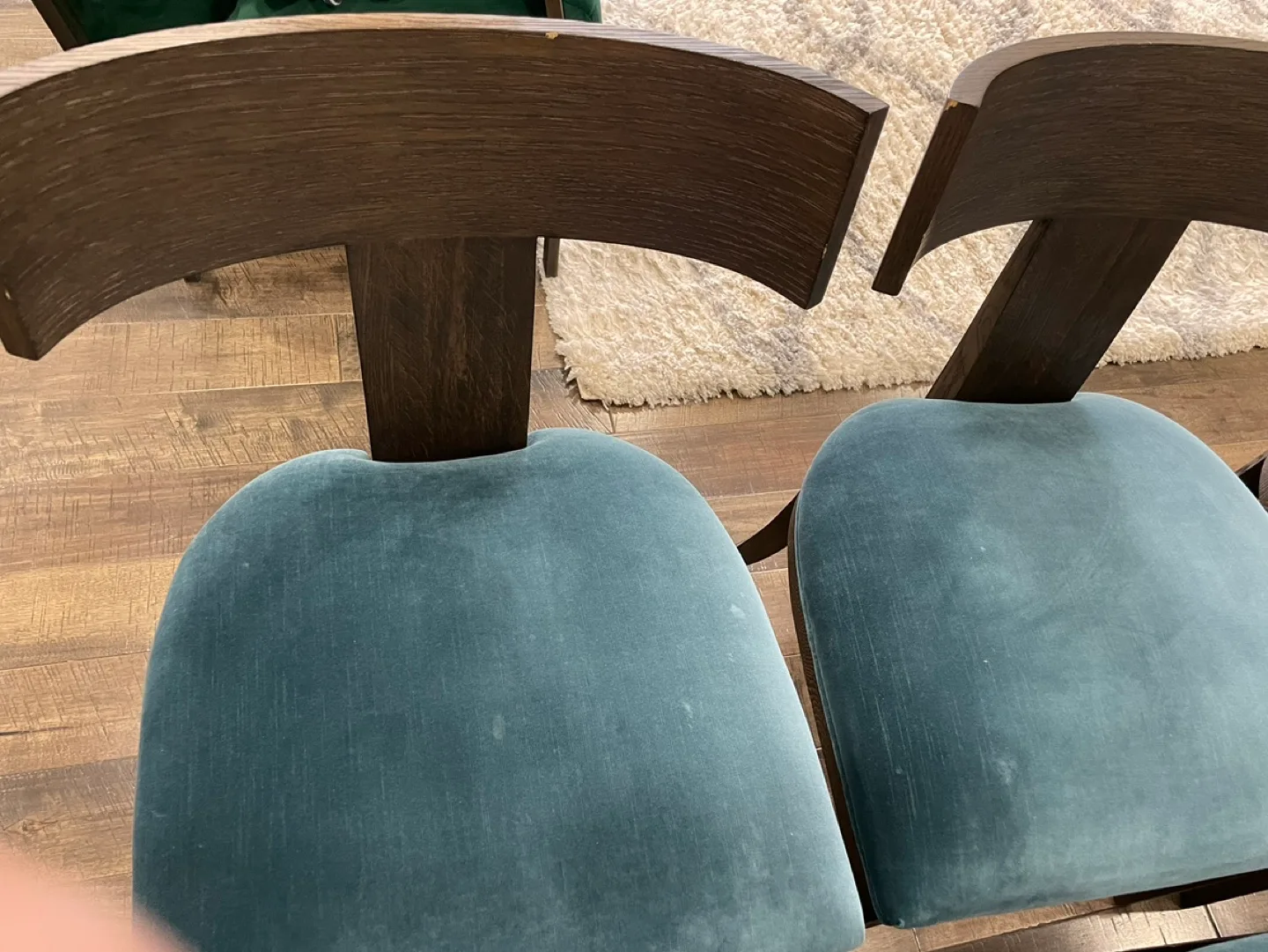 Large Dark Brown Wooden Dining Table image indicator(10)