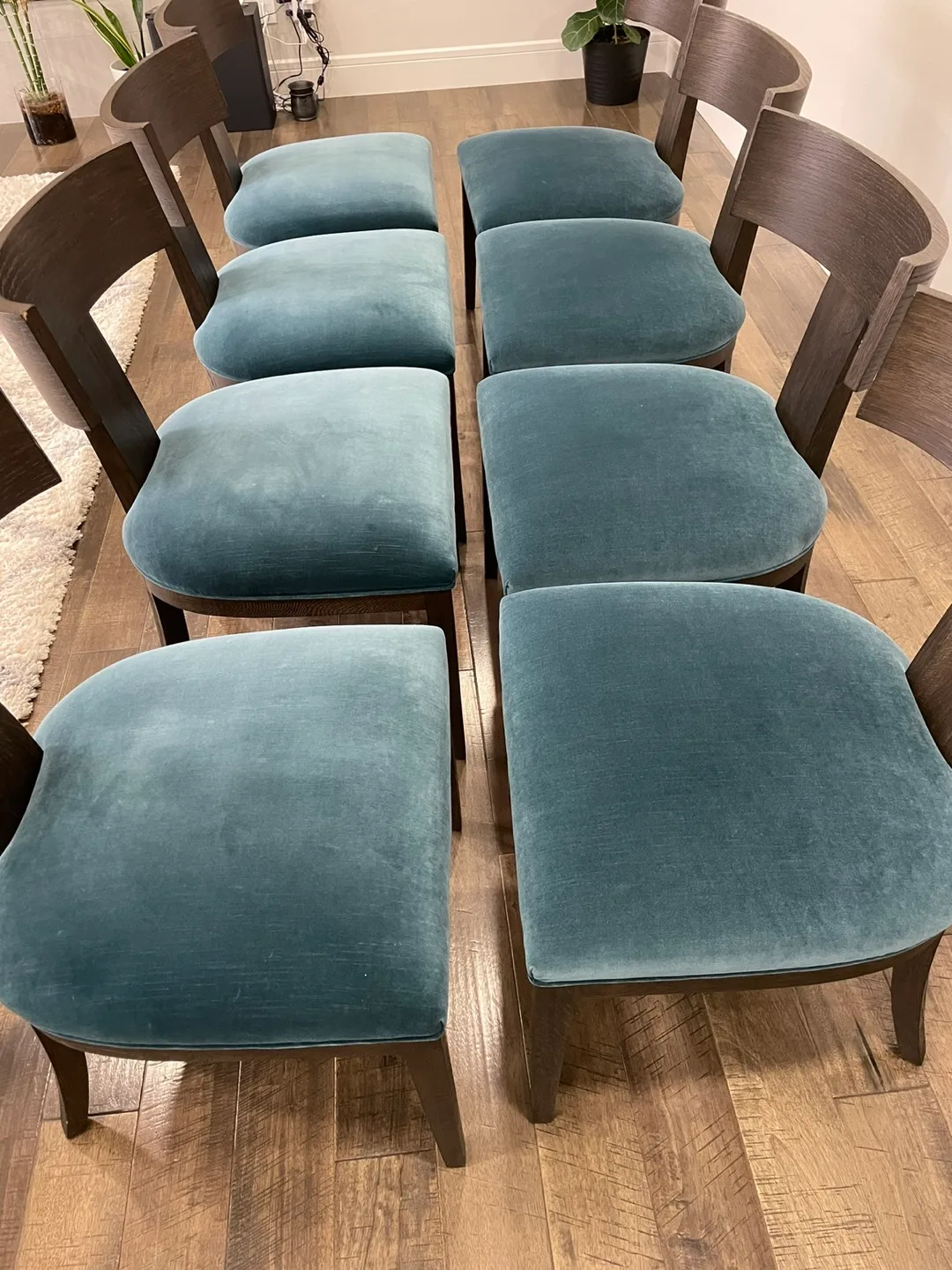 Large Dark Brown Wooden Dining Table image indicator(8)