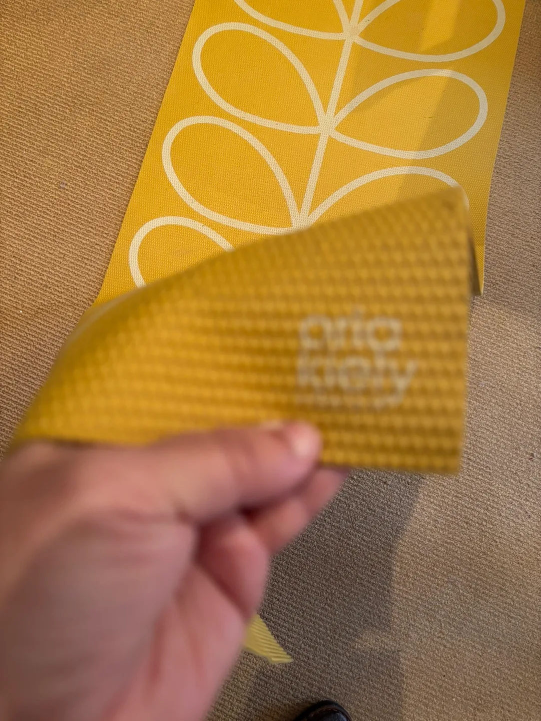 Orla Kiely Yoga Mat - Sunny Yellow 🌞 image indicator(2)