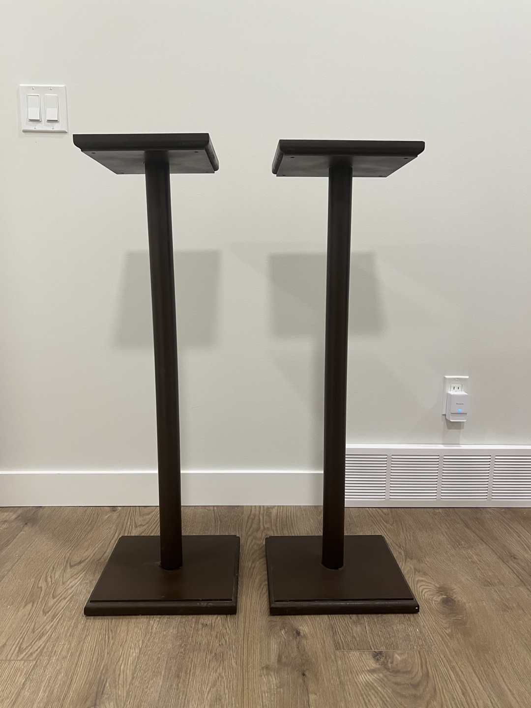 Pair of Speaker Stands - Dark Brown - photo 2