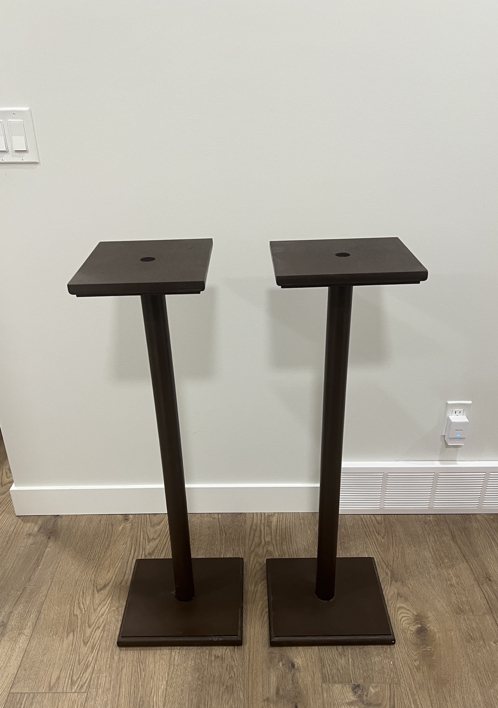 Pair of Speaker Stands - Dark Brown