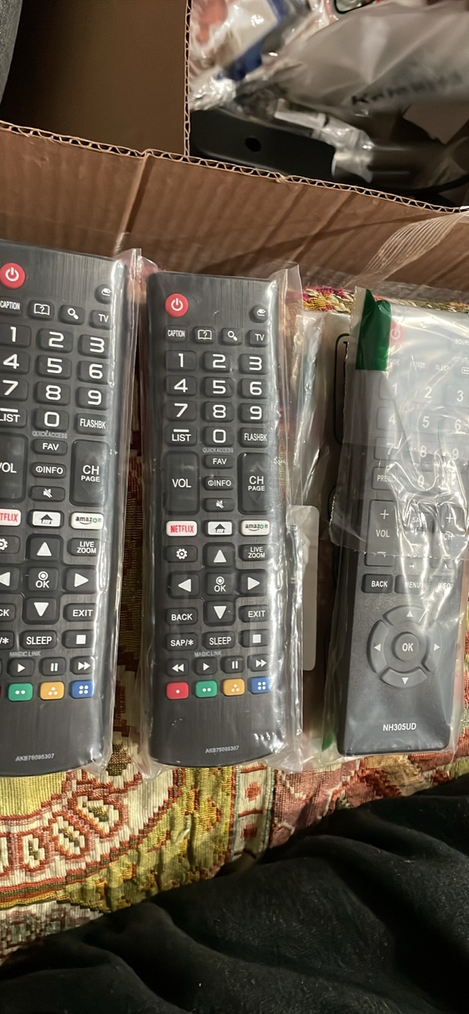 3 LG Smart TV Remotes + 1 Generic Remote