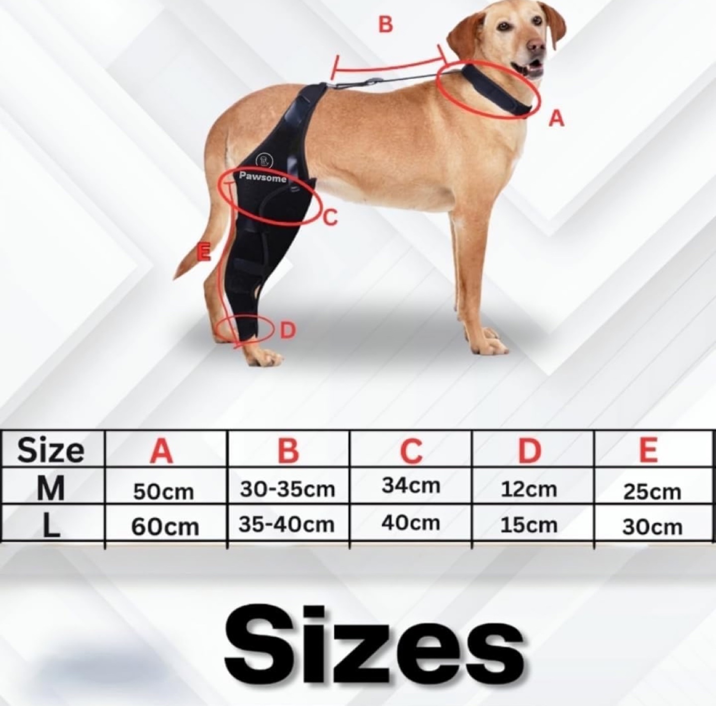 Pawsome Dog Leg Support Brace - Size M - photo 2