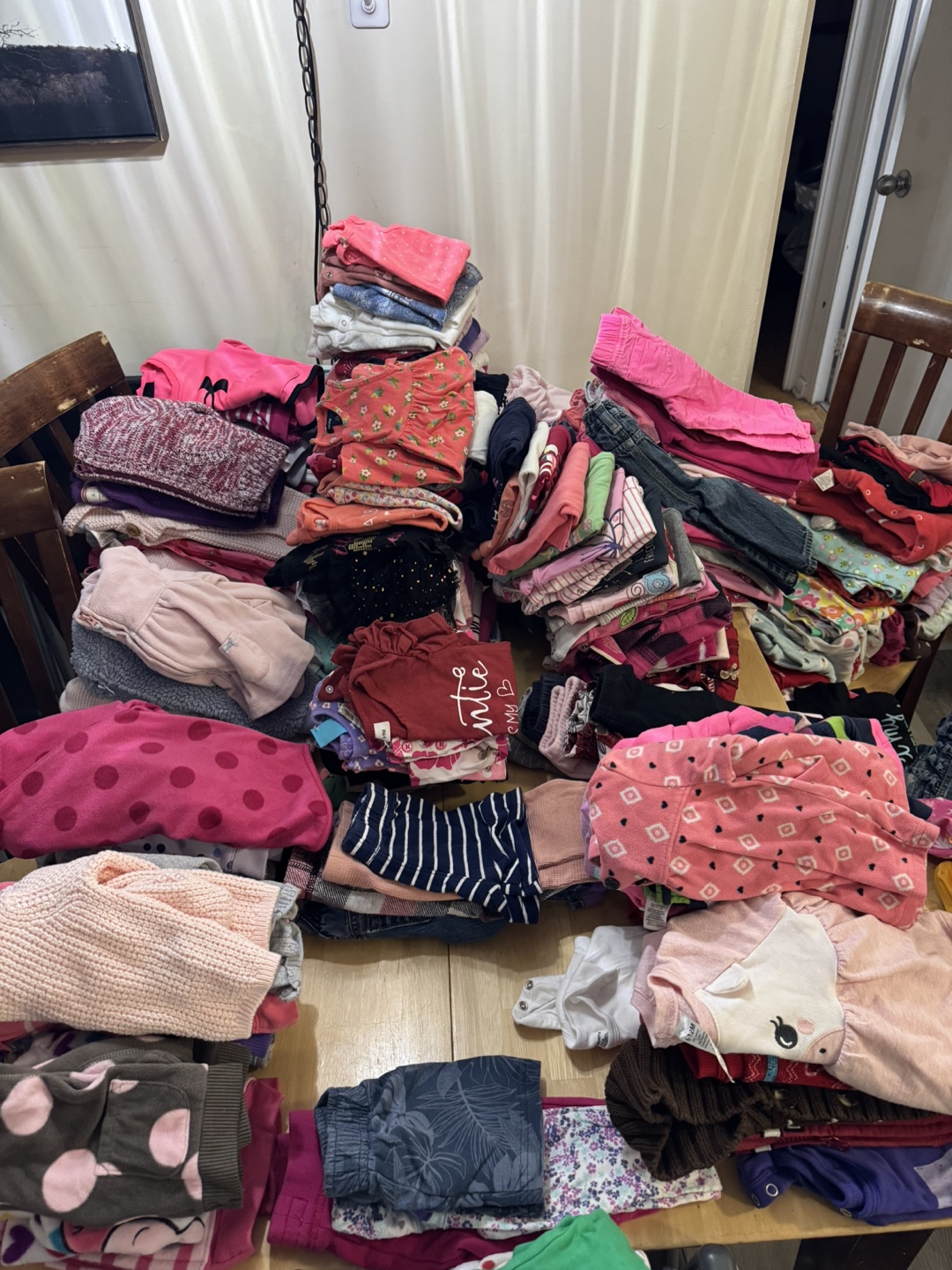 Huge Lot of Girls' Clothes Size 6-12 Months