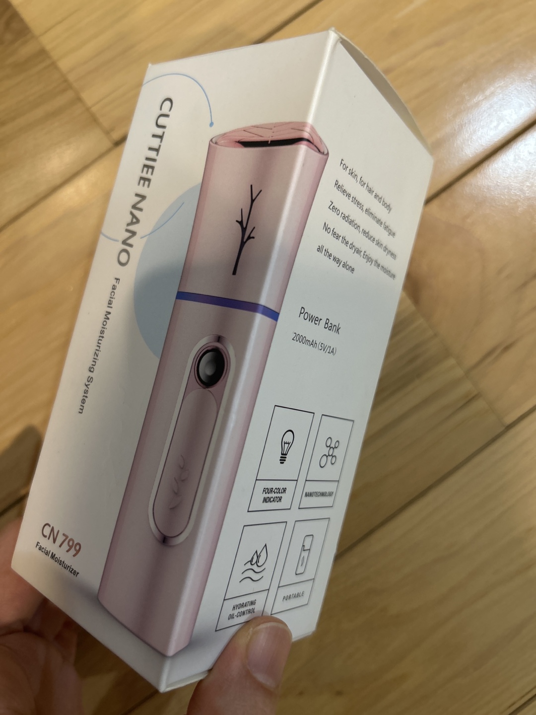 Cuttie Nano Facial Moisturizer - Portable Nano Spray - photo 3