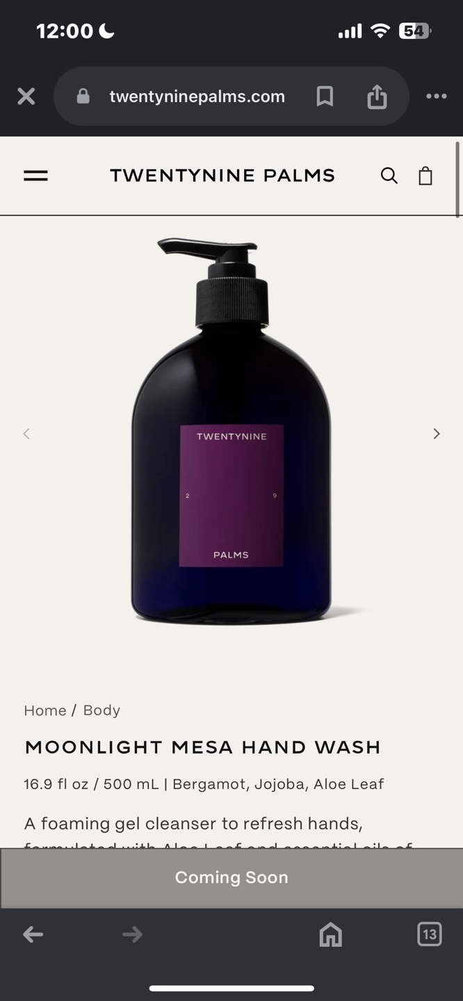 TWENTYNINE PALMS Moonlight Mesa Hand Wash (2x 16.9 fl oz) - photo 5