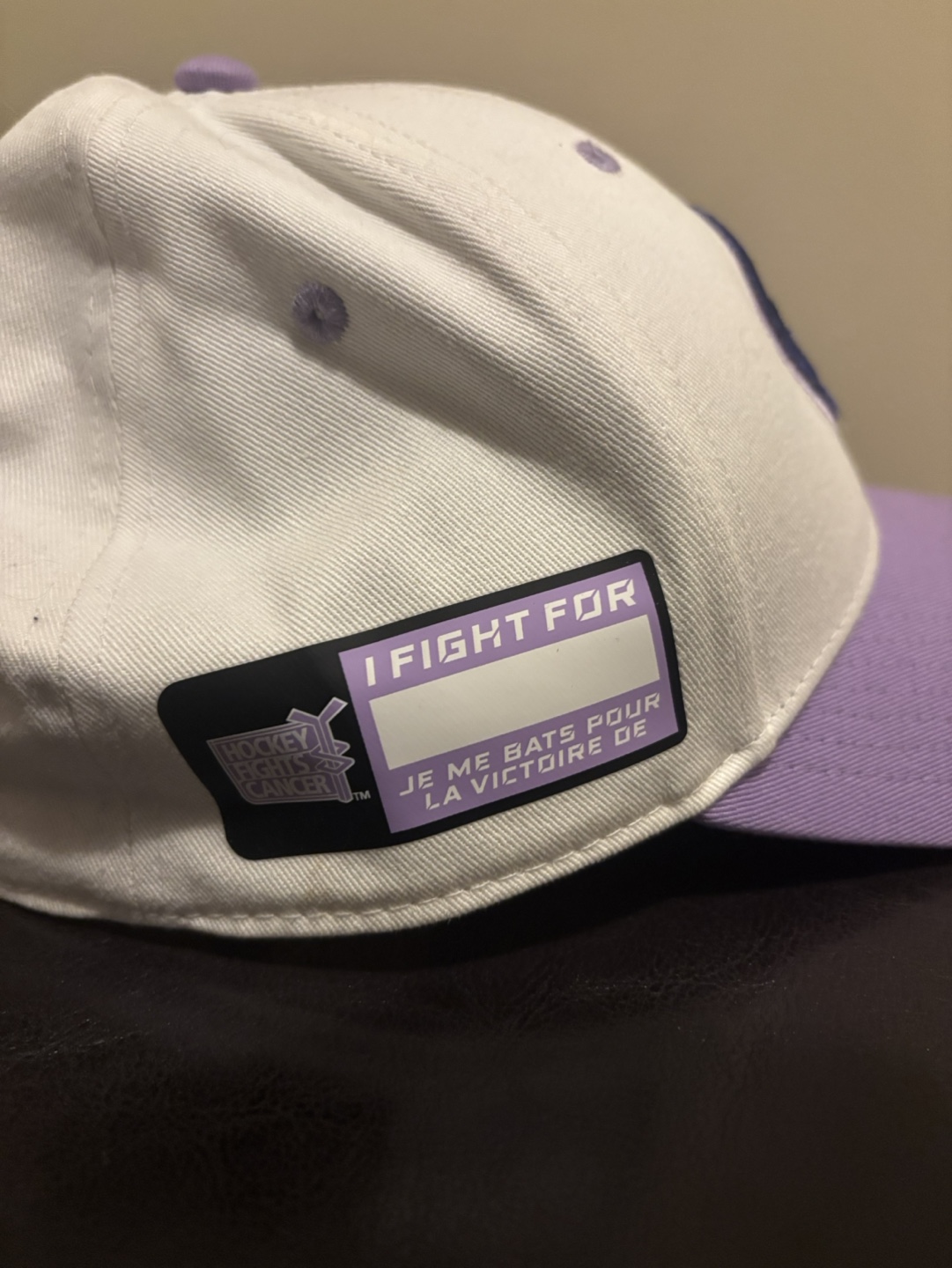 Edmonton Oilers NHL Hockey Fights Cancer Hat - photo 3