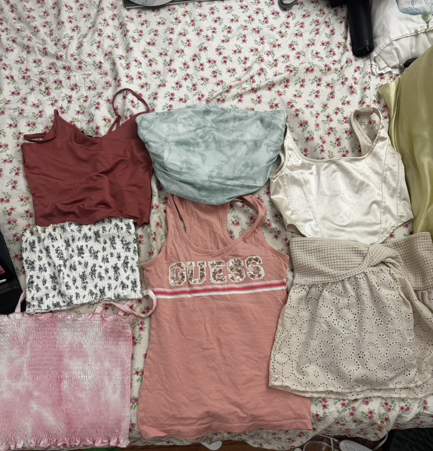 Clothing Bundle: Tops, Dress & Skirt
