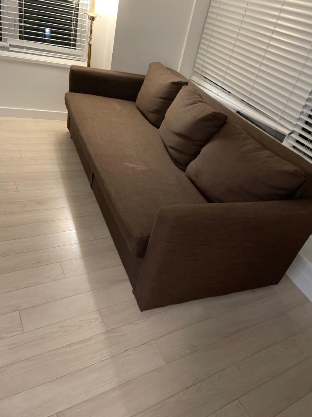 IKEA HOLMSUND Sofa Bed - Kilanda Gray-Brown