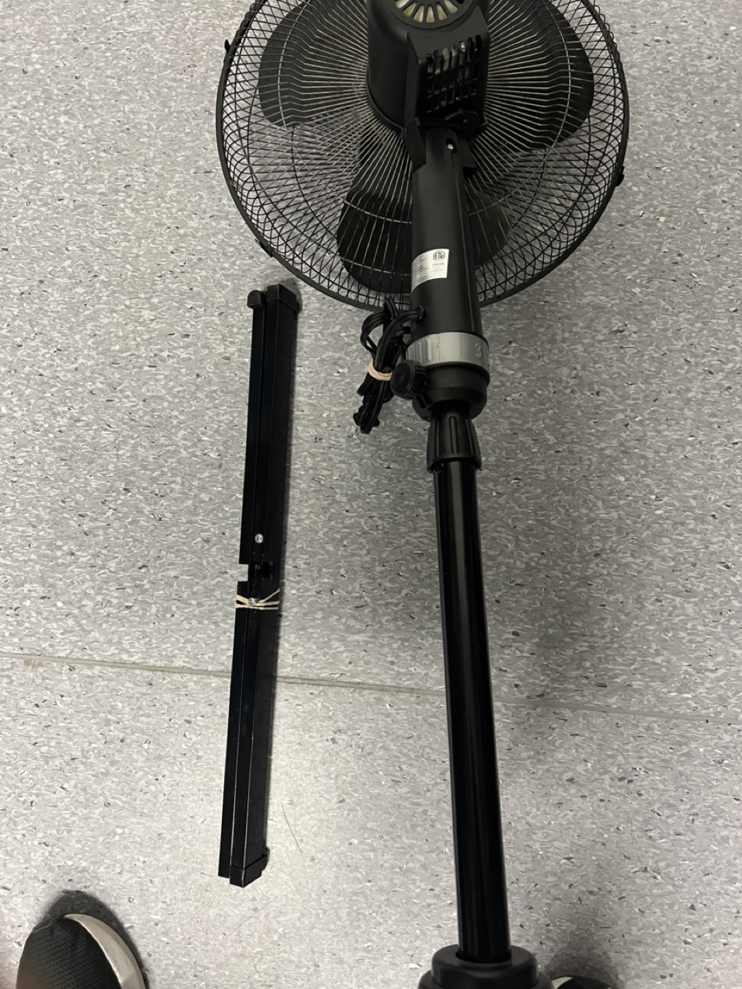 Black Stand Fan - photo 2