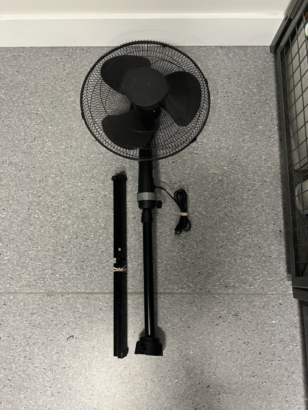 Black Stand Fan
