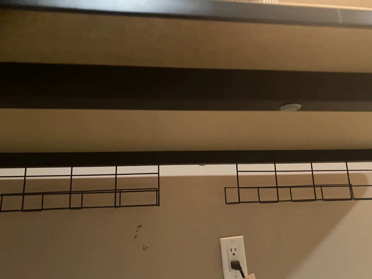 (delivery available)slim black bekant ikea desk image indicator(5)