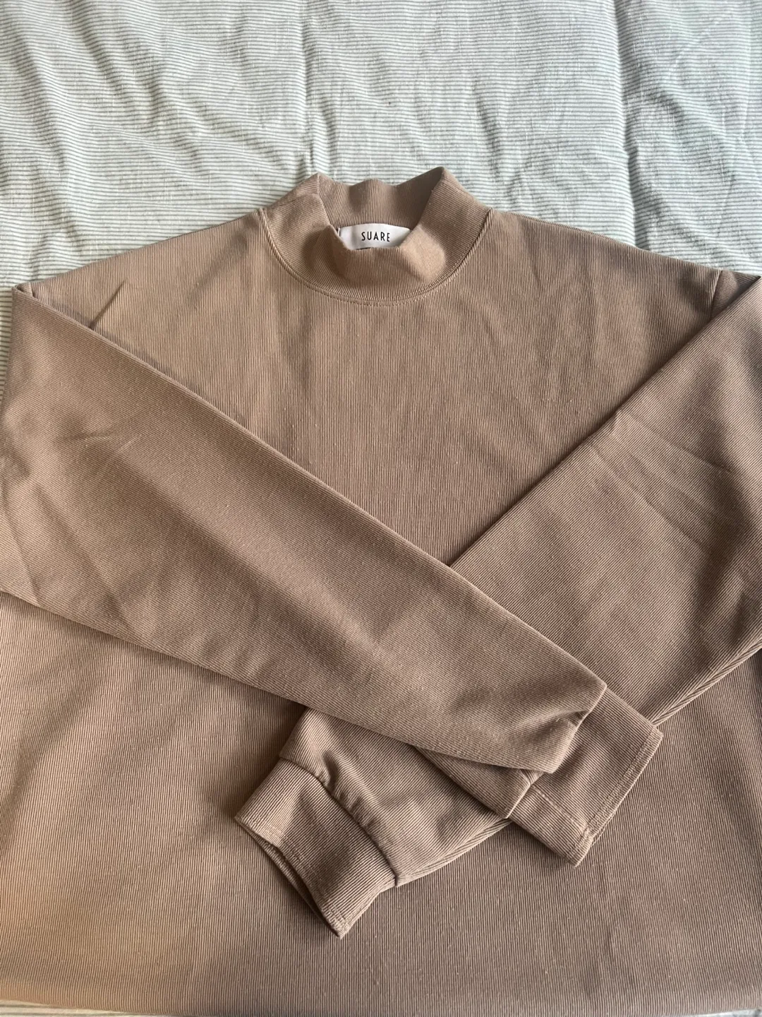 SUARE Mock Neck Long Sleeve Top image indicator(2)