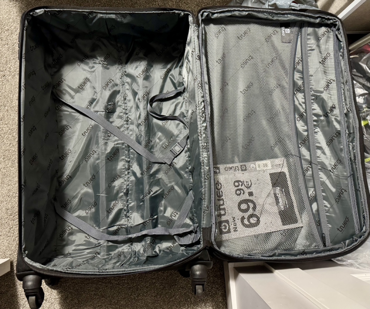 Large Black Rolling Suitcase - photo 4