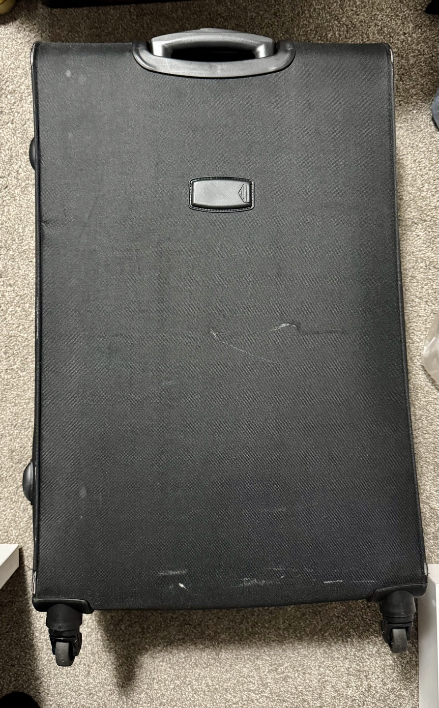 Large Black Rolling Suitcase - photo 3