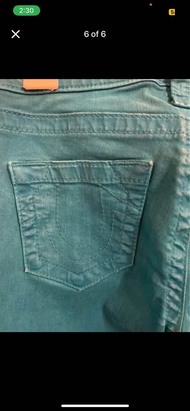 Authentic True Religion Super Skinny Jeans image indicator(5)