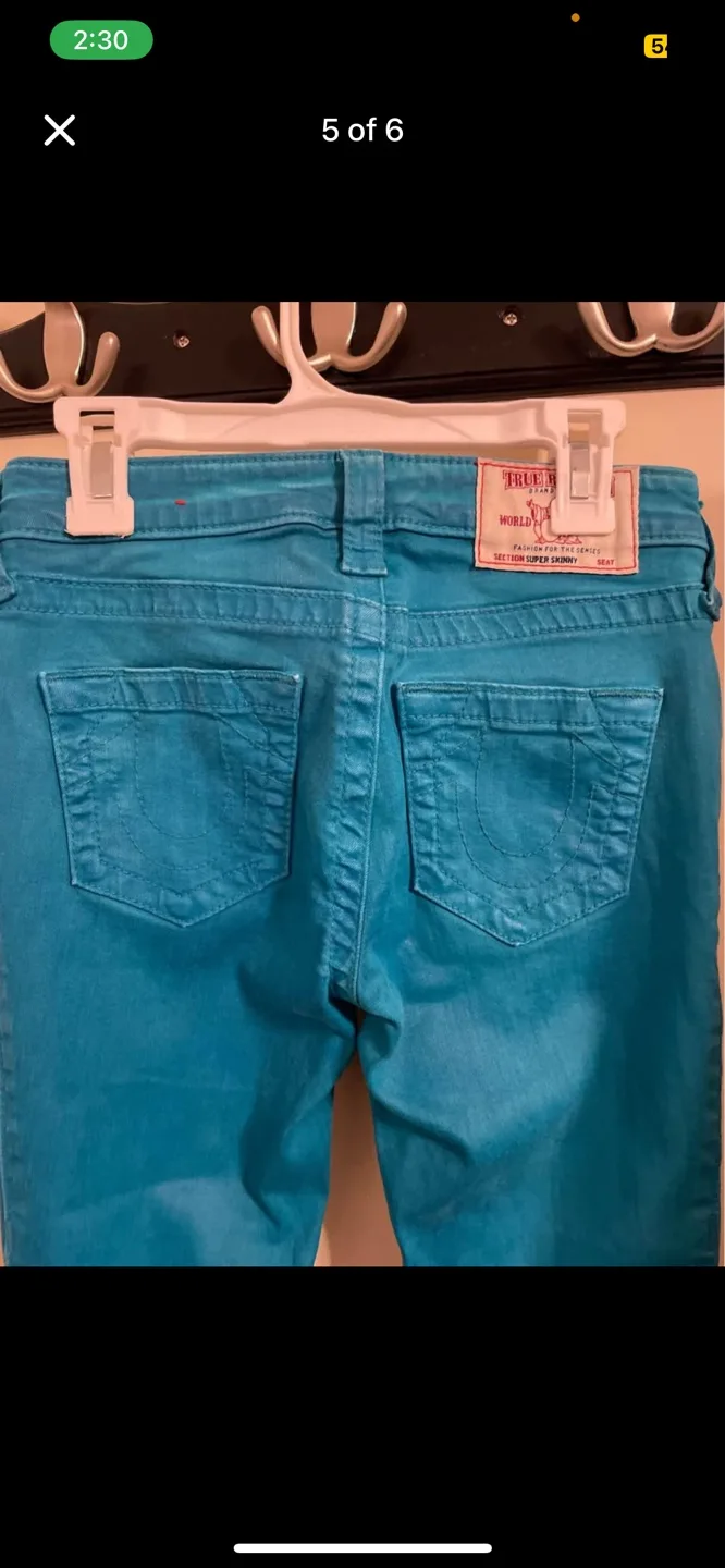 Authentic True Religion Super Skinny Jeans image indicator(4)