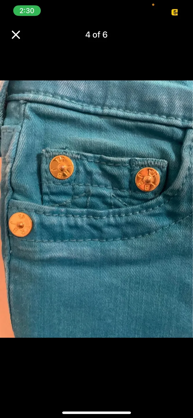 Authentic True Religion Super Skinny Jeans image indicator(3)