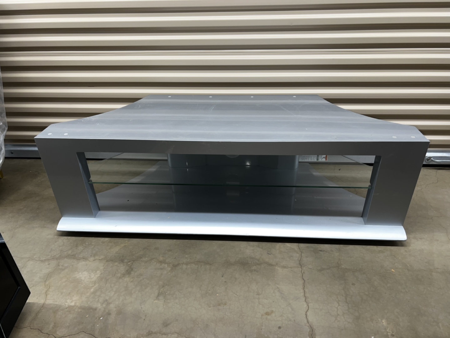 Silver Corner TV Stand - photo 2