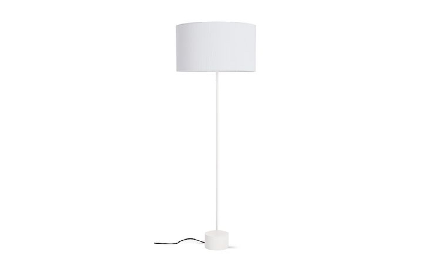 (New) DWR Pleat Drum Floor Lamp