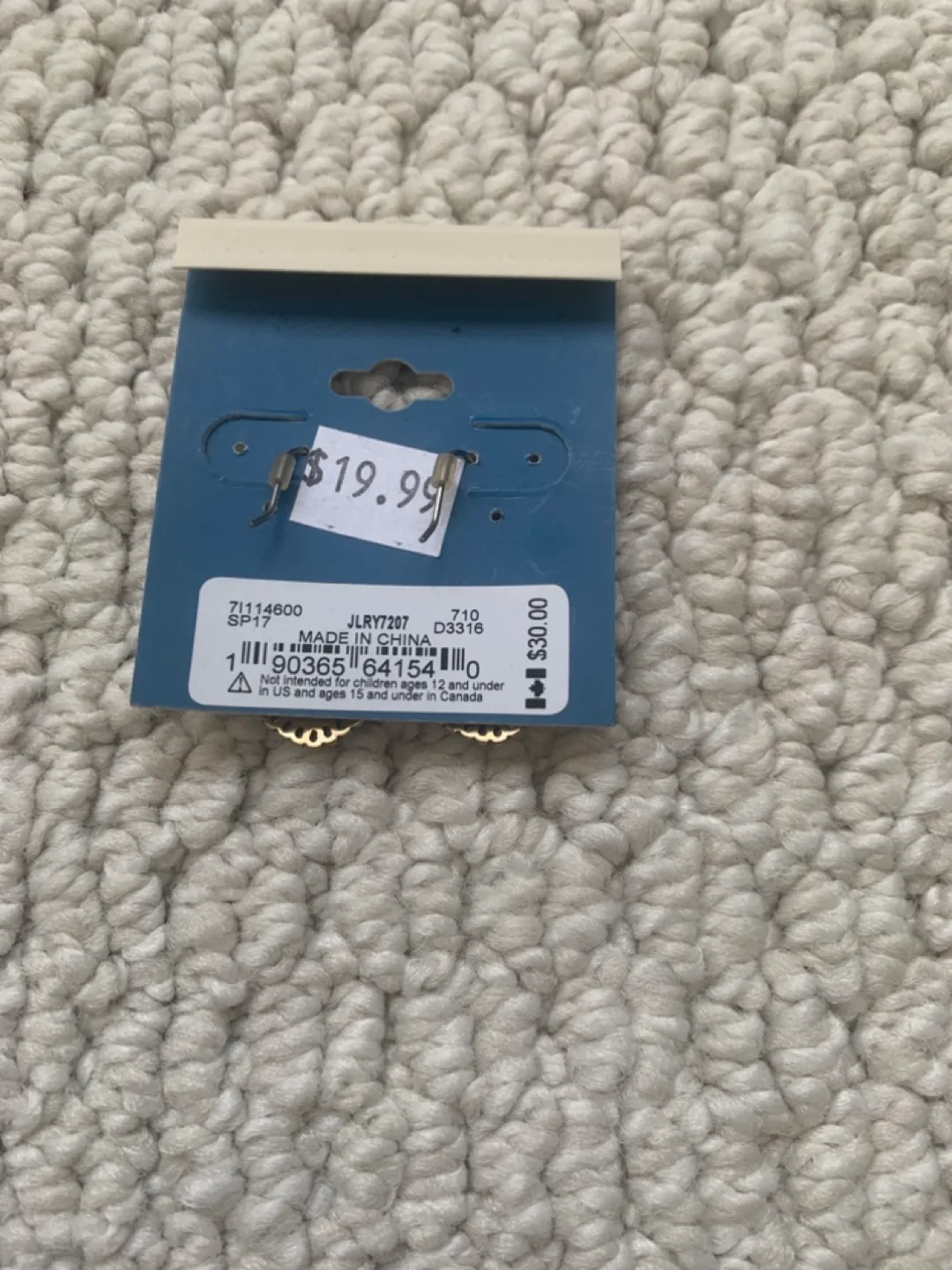 Lucky Brand Gold Filigree Floral Earrings image indicator(2)