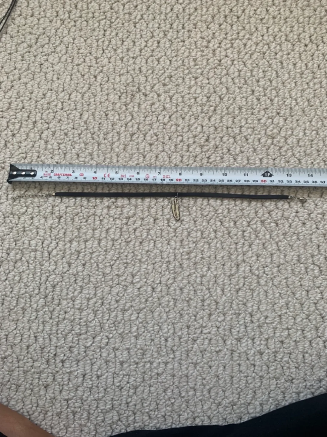 Brown Leather Feather Choker Necklace image indicator(3)