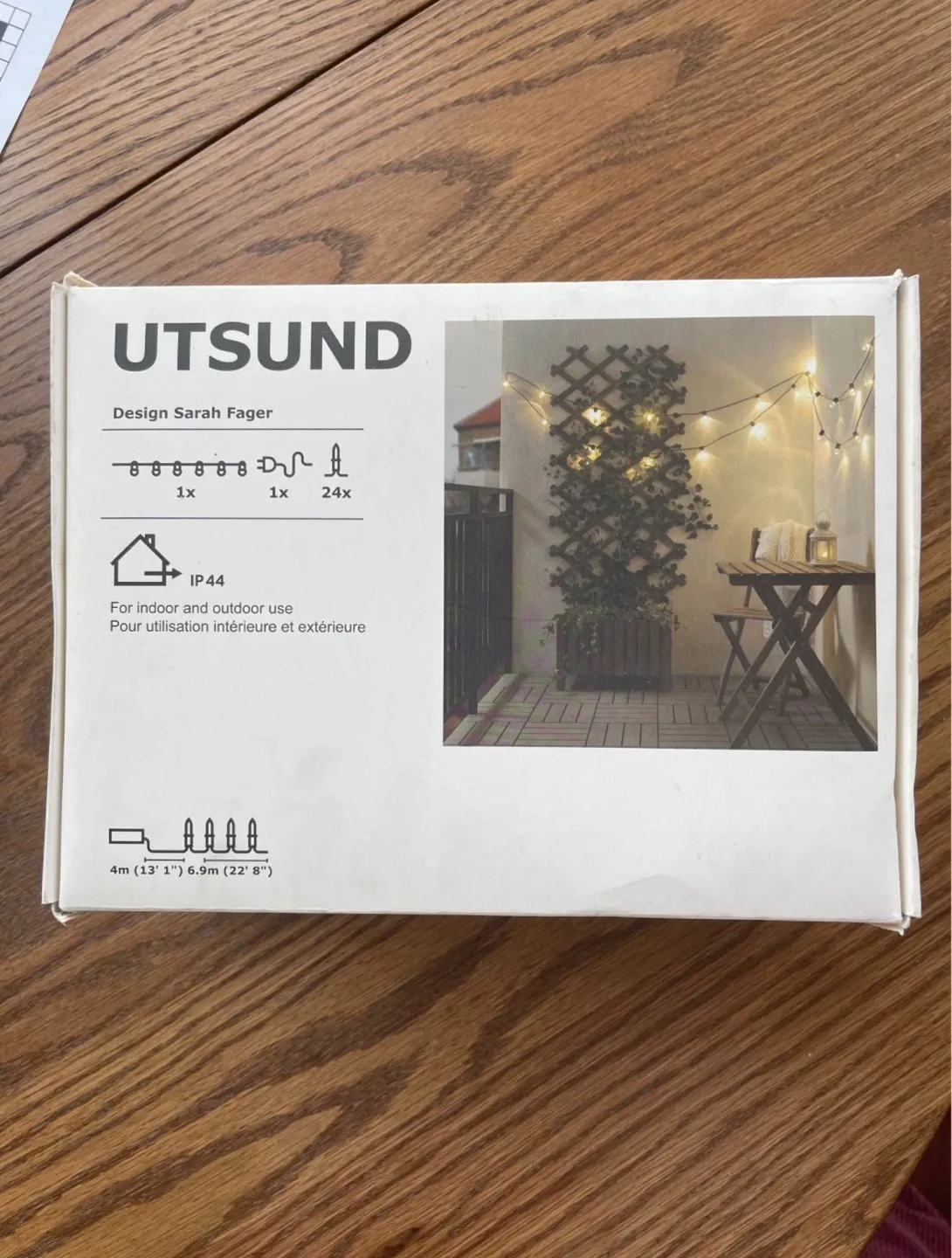 IKEA UTSUND Outdoor String Lights thumbnail