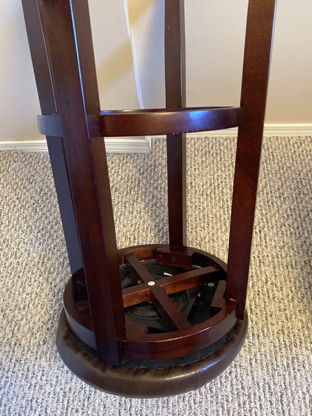 Brown Swivel Bar Stools - photo 3