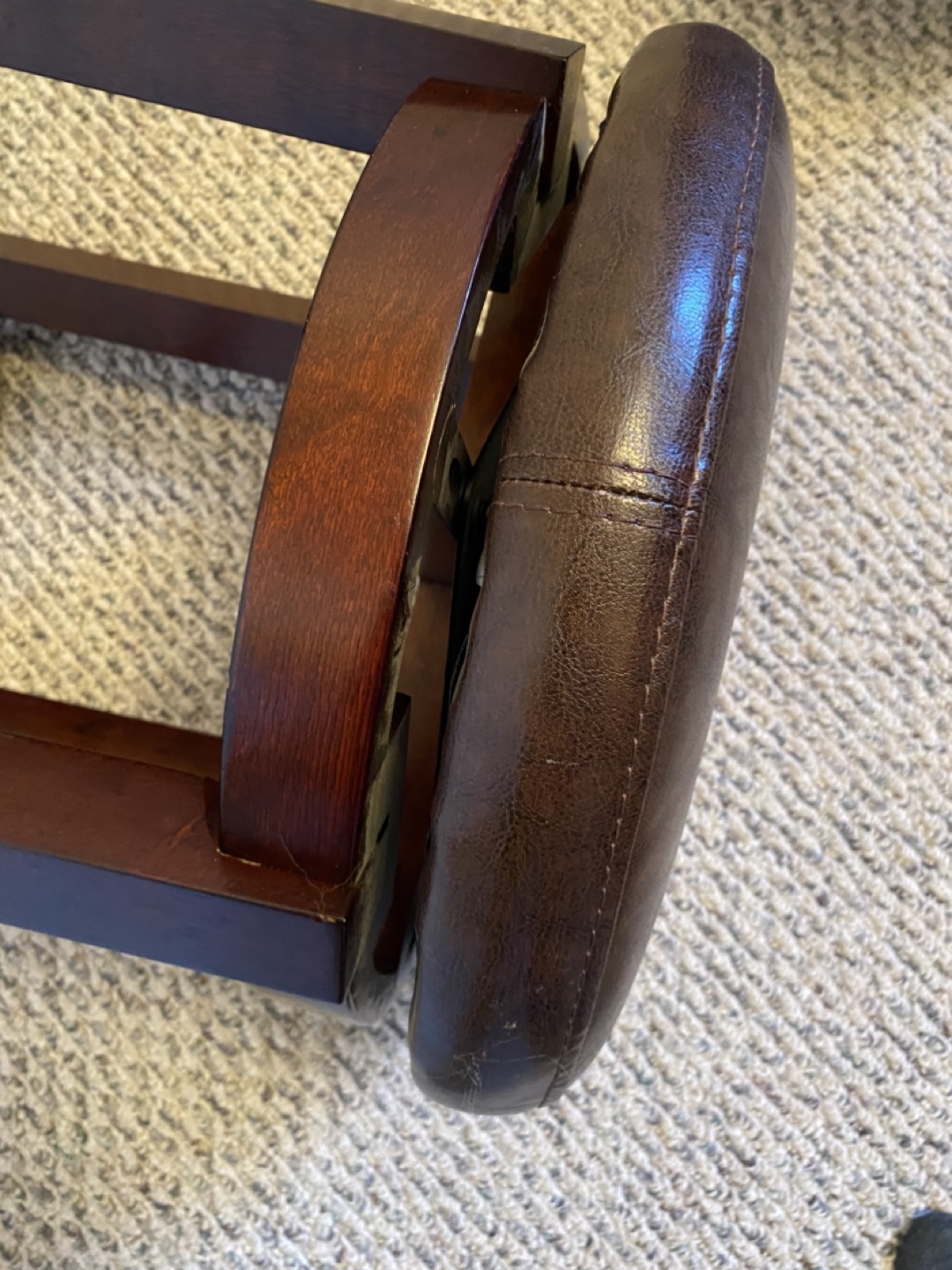 Brown Swivel Bar Stools - photo 2