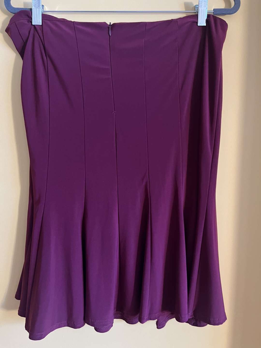 Cartise Burgundy A-Line Skirt Size 16 - photo 2