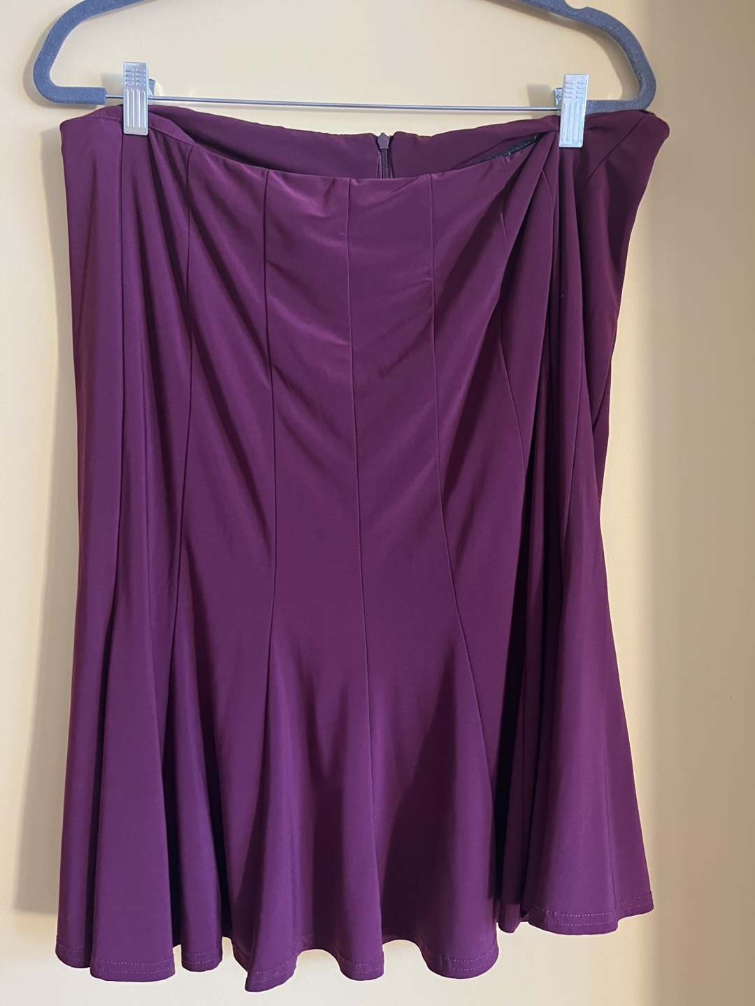 Cartise Burgundy A-Line Skirt Size 16