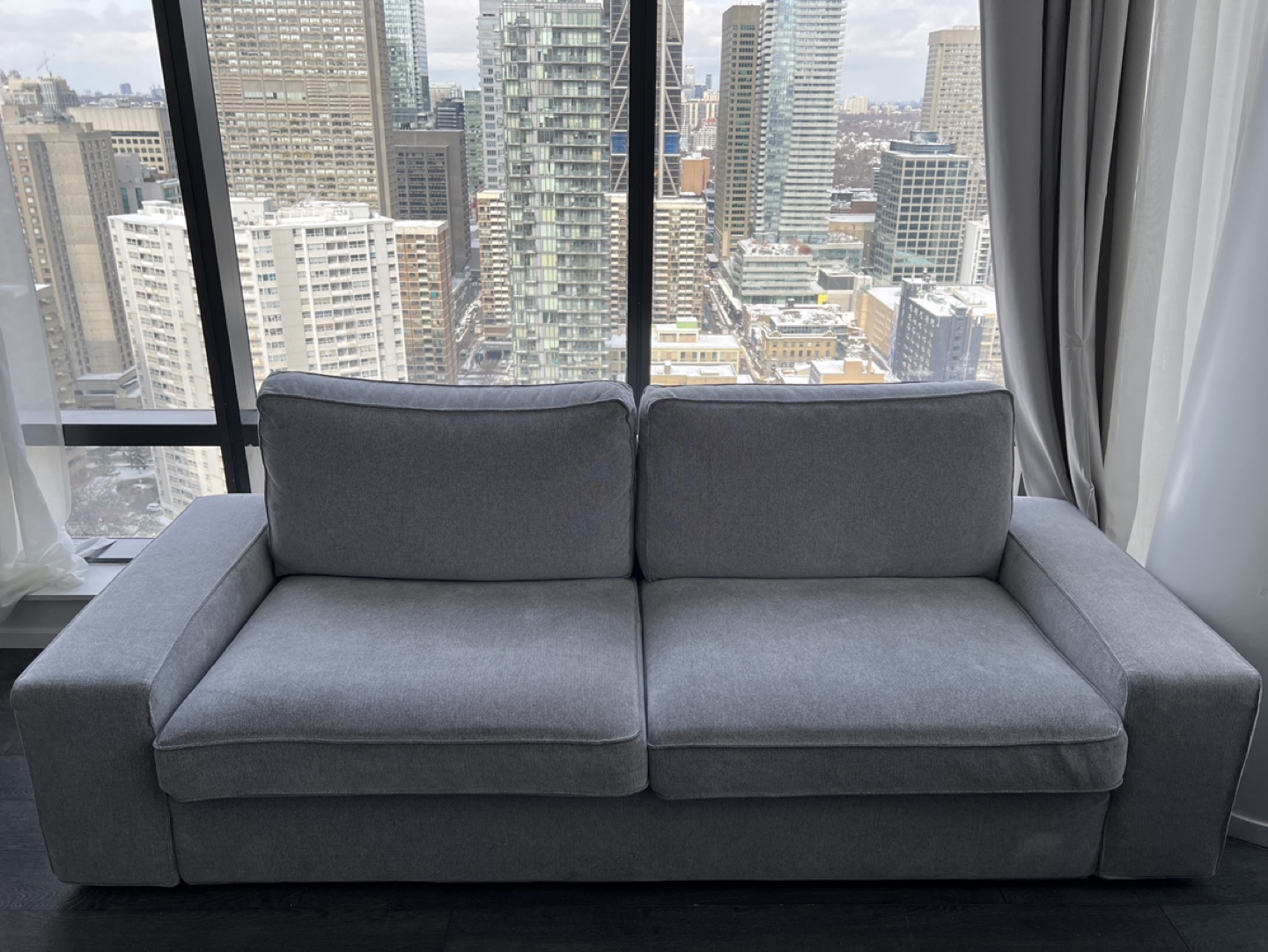 IKEA KIVIK Two-Seater Sofa - Grey - photo 2