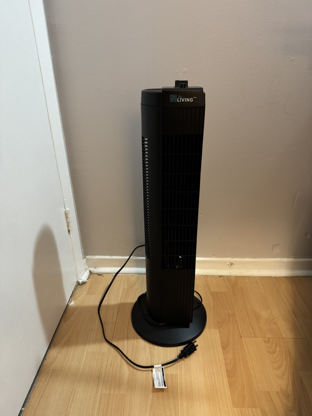 Black Oscillating Tower Fan