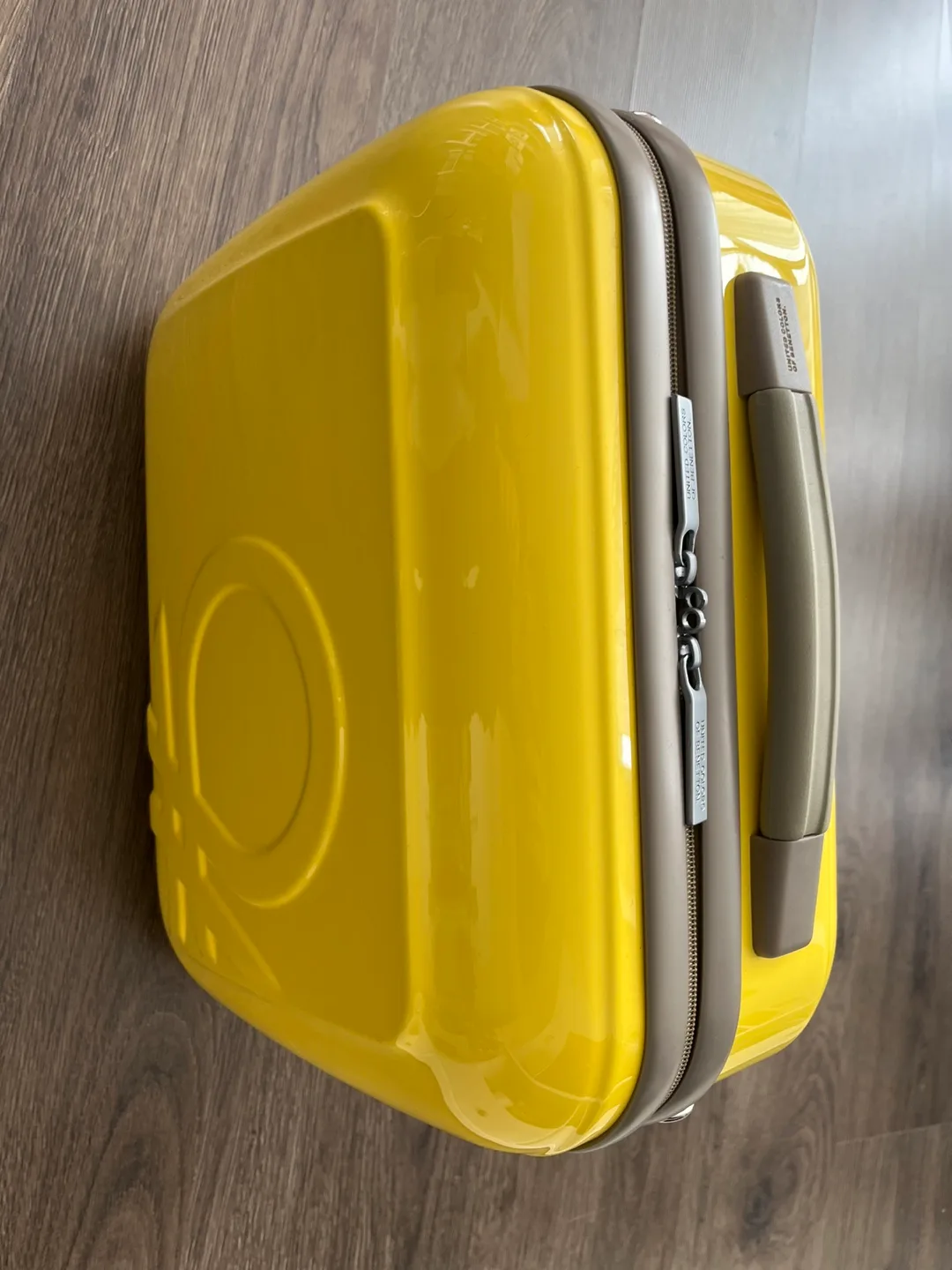 United Colors of Benetton Yellow Carry-on Suitcase image indicator(2)