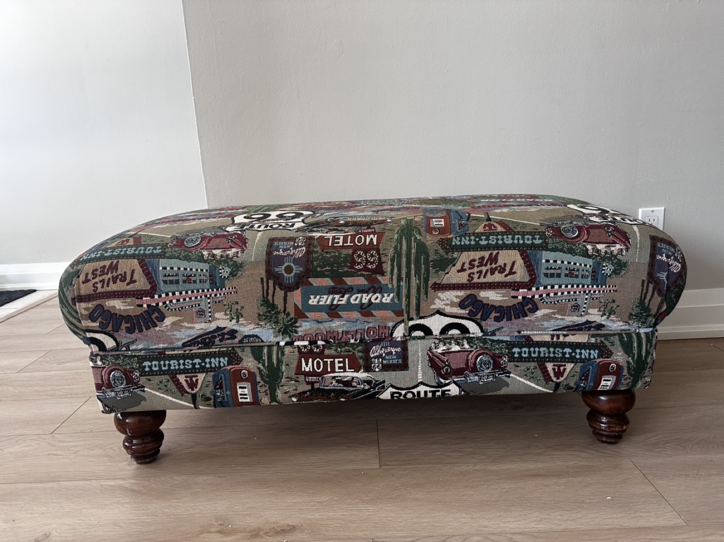 Couch Route 66 Upholstered Ottoman