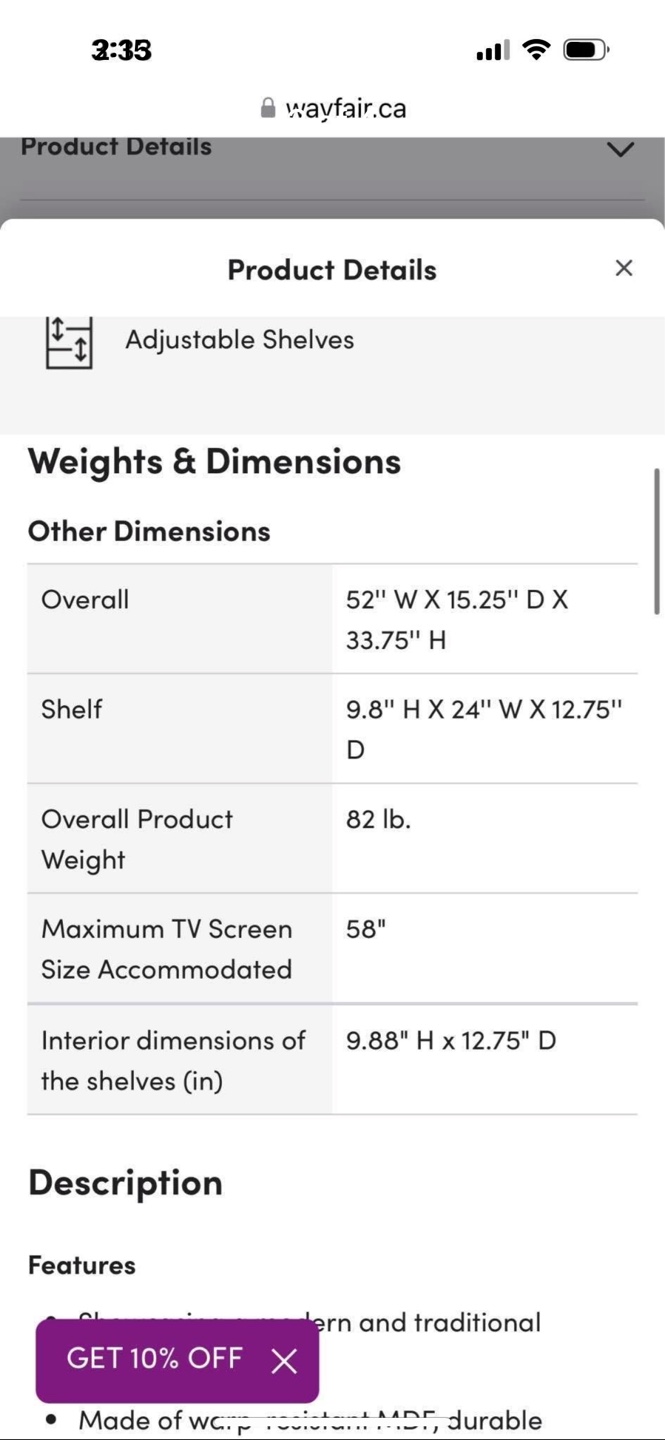 TV/Entertainment Unit - photo 4