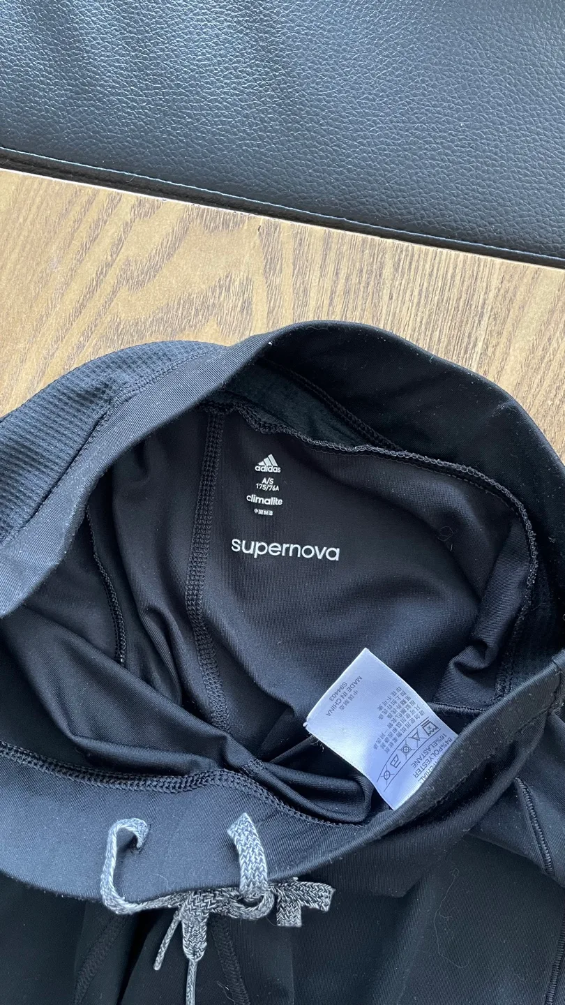 Adidas Women's Black & Grey Running Tights image indicator(6)