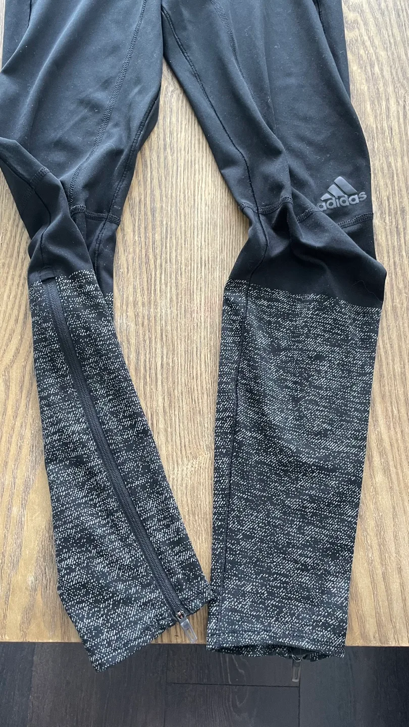 Adidas Women's Black & Grey Running Tights image indicator(4)