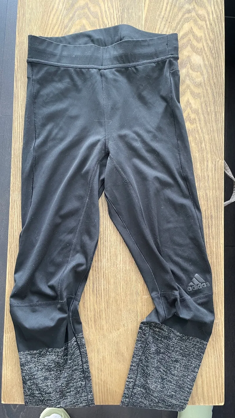 Adidas Women's Black & Grey Running Tights image indicator(7)