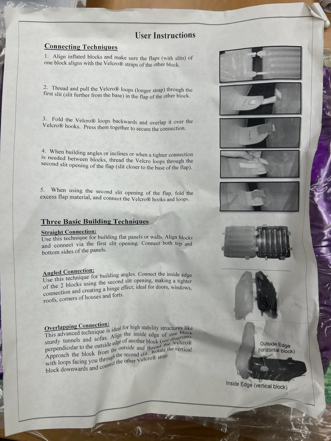 Aerobloks Clubhouse Inflatable Building Blocks Play Set image indicator(4)