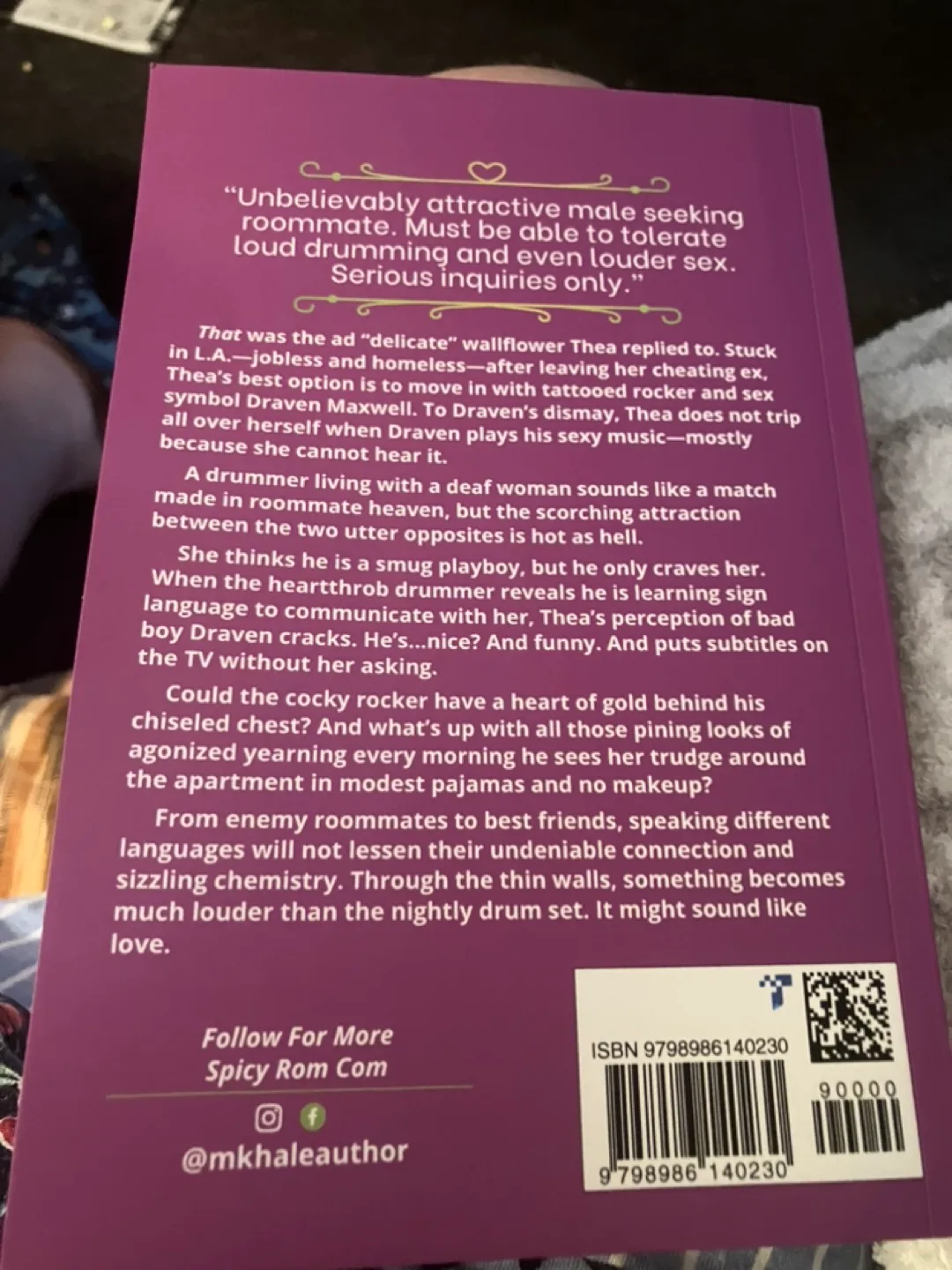 The Drummer's Roommate by M.K. Hale - Spicy Rom Com Novel image indicator(2)