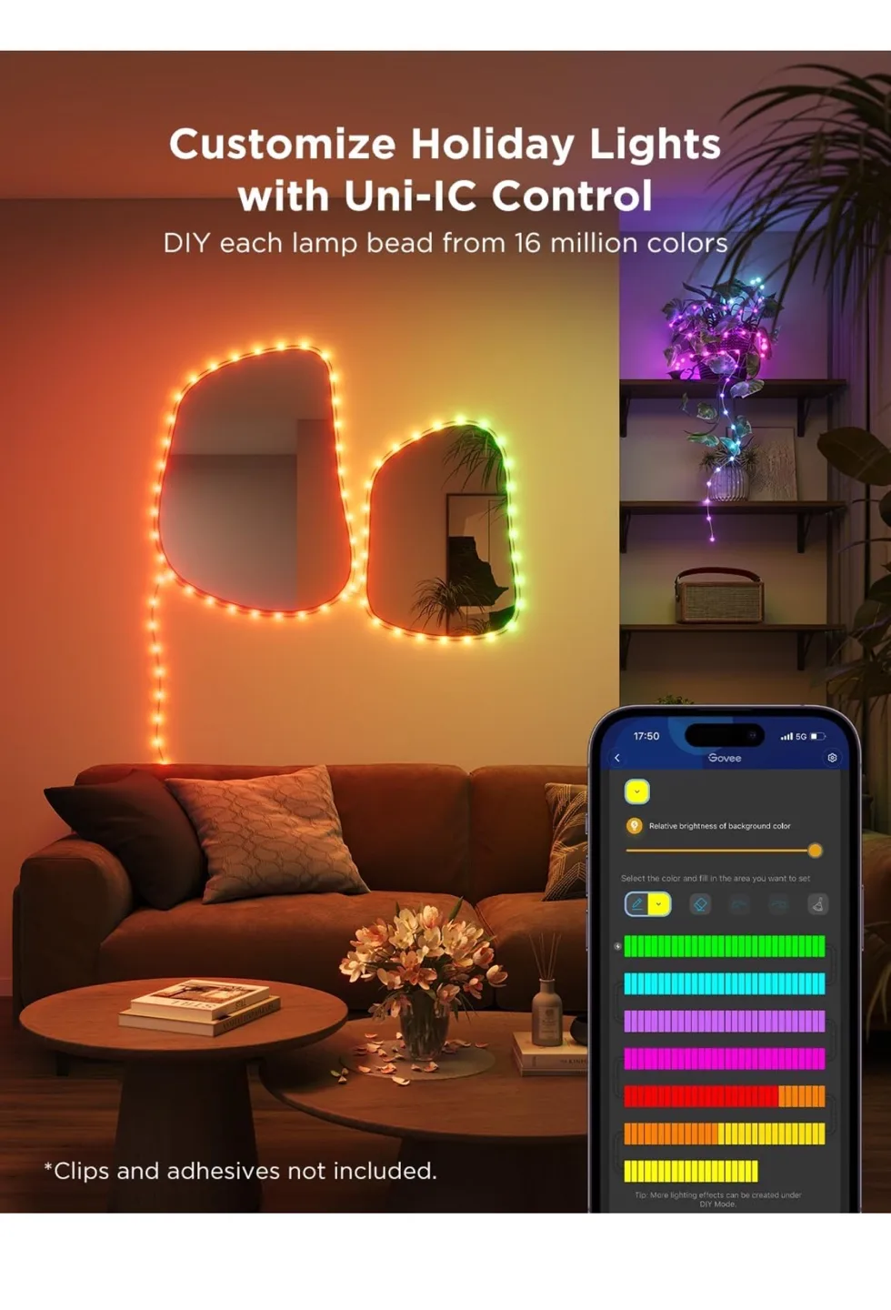 Govee Smart  String Lights - 66 LED - Multicolour image indicator(4)