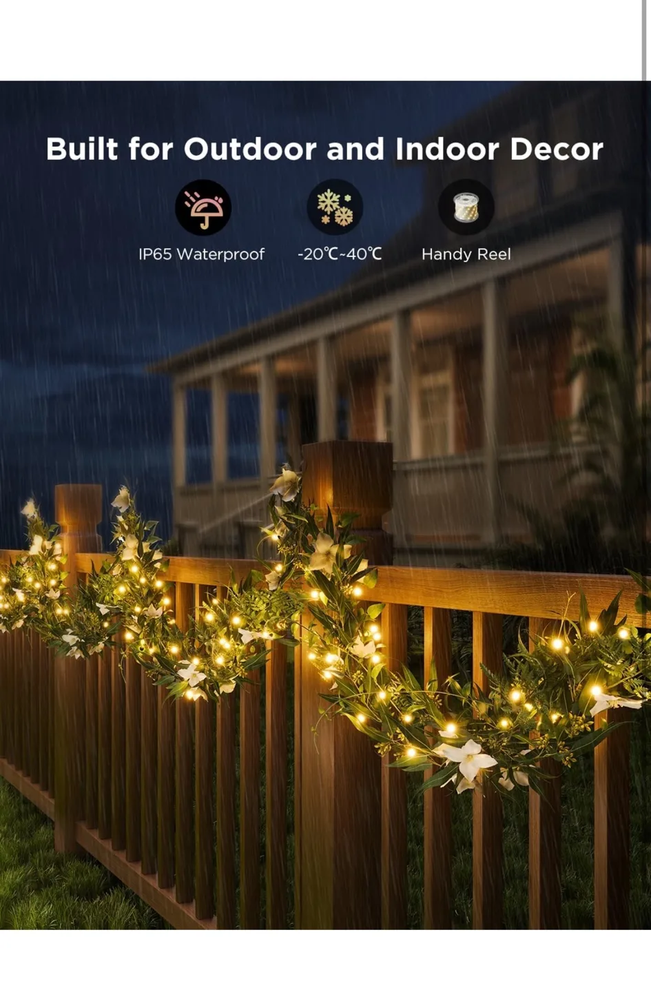 Govee Smart  String Lights - 66 LED - Multicolour image indicator(6)