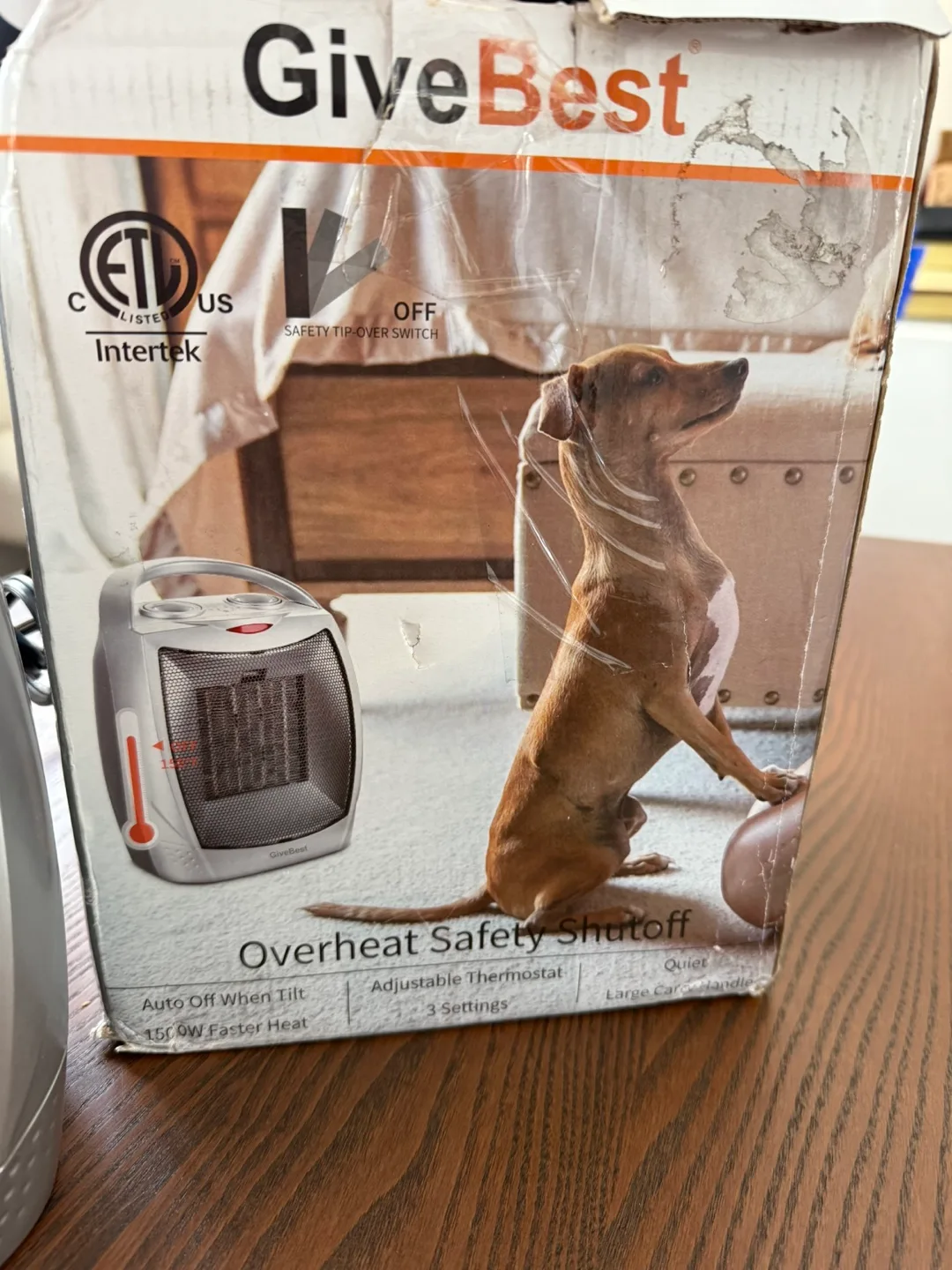 GiveBest 1500W Oscillating Ceramic Heater