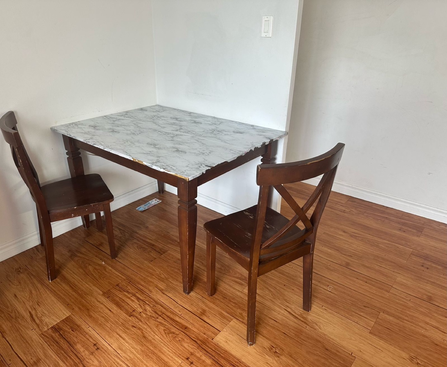 Small Kitchen Table Set with Two Chairs - photo 3