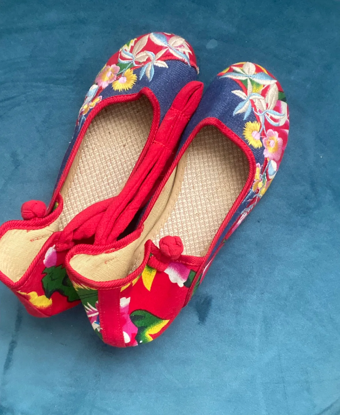 Embroidered Vinatge Women’s  flats image indicator(2)