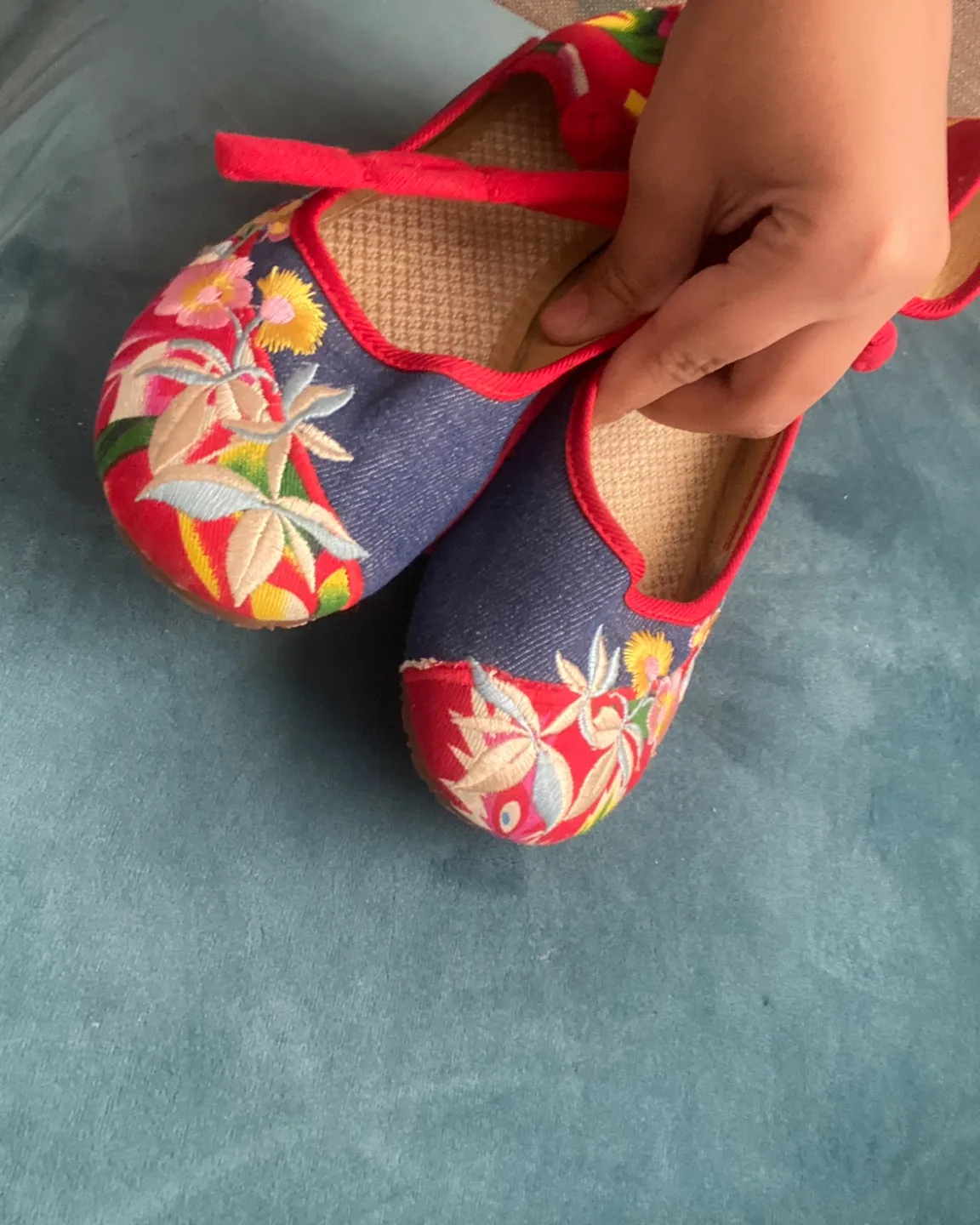 Embroidered Vinatge Women’s  flats image indicator(3)